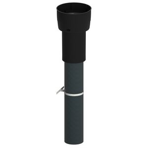 Dakdoorvoer EasyAir EPS 160mm zwart Burgerhout